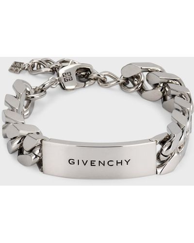 Givenchy Id Logo Chain Bracelet - Metallic
