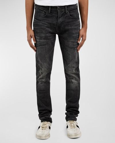 PRPS Annex Textured Skinny Jeans - Black