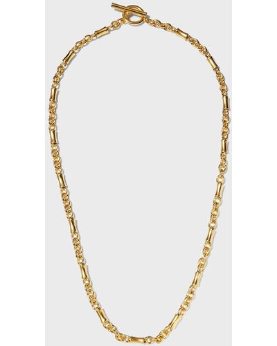 Ben-Amun Chain Toggle Necklace, 34"L - Blue