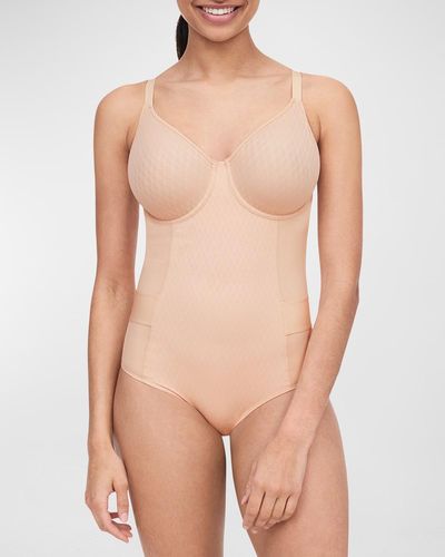 Chantelle Smooth Lines Underwire Bodysuit - Natural