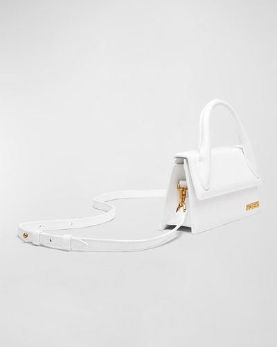 Jacquemus Le Chiquito Long Top-Handle Bag - White