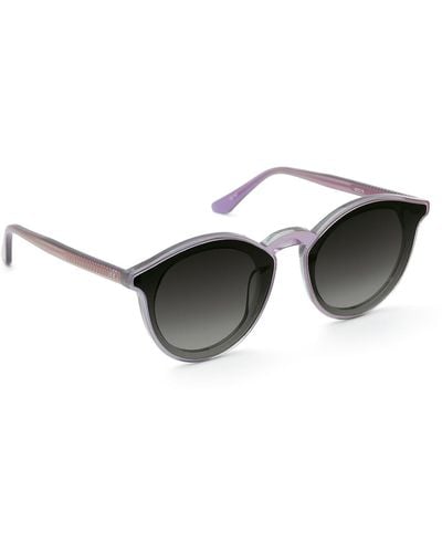 Krewe Collins Nylon Round Gradient Sunglasses - Multicolor