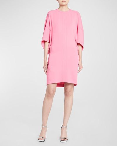Stella McCartney Cape Back Short Dress - Pink