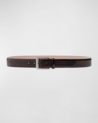 Magnanni Vega Leather Belt - Brown