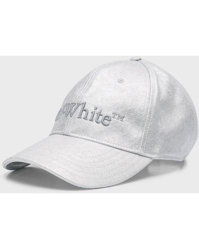 Off-White c/o Virgil Abloh Logo-embroidered Baseball Cap - White