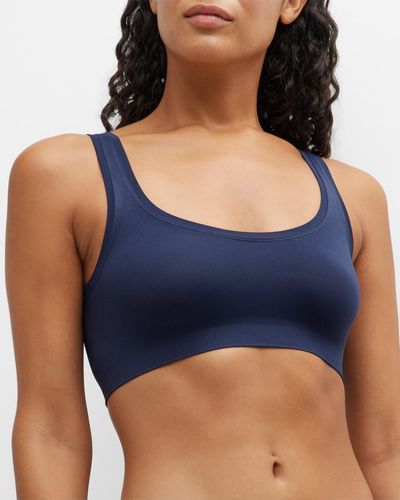 Hanro Touch Feeling Crop Top - Blue