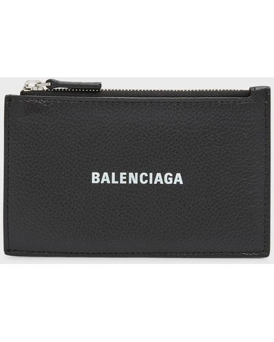 Balenciaga Cash Long Coin And Card Holder - Black