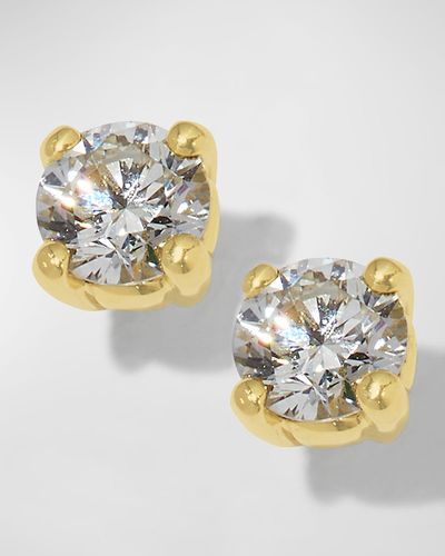 Roberto Coin 18K Diamond Stud Earrings - Metallic
