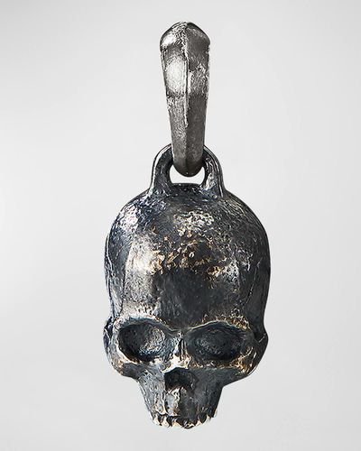 David Yurman Memento Mori Skull Pendant - White