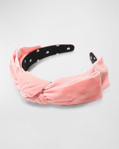 Lele Sadoughi Shirley Wide Ribbon Headband - Pink