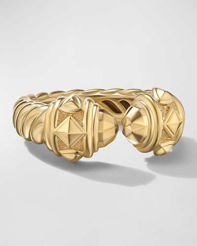 David Yurman Renaissance Ring In 18k Gold, 6.5mm, Size 6 - Metallic