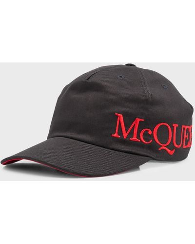 Alexander McQueen Oversized Logo Baseball Hat - Multicolor