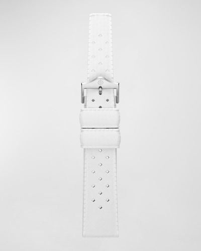 Zodiac Rubber Watch Strap, 20Mm - White