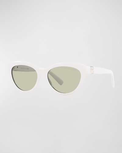 Lauren by Ralph Lauren Rl Monogram Acetate Cat-eye Sunglasses - White