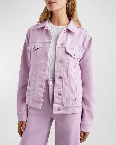 Rails Mulholland Denim Jacket - Purple