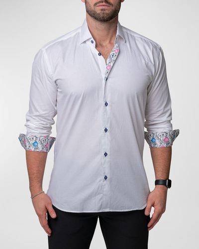 Maceoo Fibonacci Luxe Sport Shirt - Gray