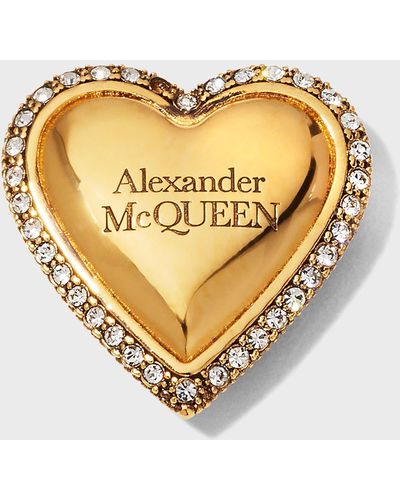 Alexander McQueen Heart Sneaker Charm - Metallic