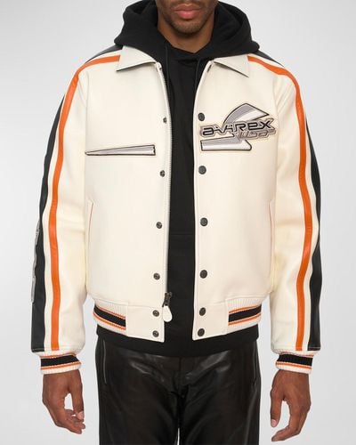 Avirex City Racer Varsity Jacket - Black