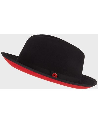 Keith James King Fedora Hat - Black