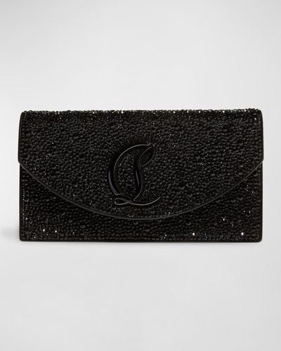 Christian Louboutin Loubi54 Small Wallet On Chain - Black