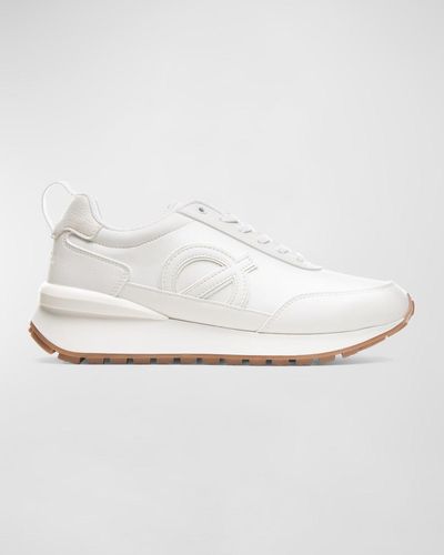 Loci Six Vegan Colorblock Runner Sneakers - White