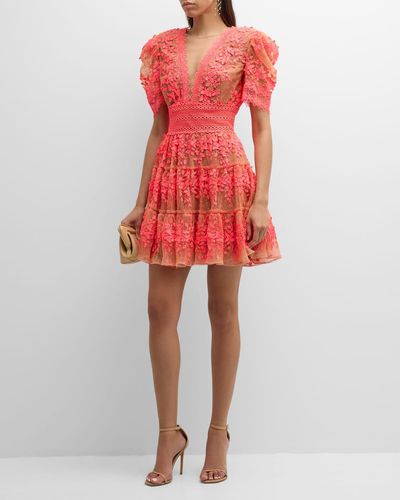 Bronx and Banco Megan Mini Dress - Red