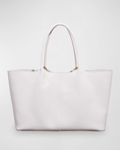 Gabriela Hearst Mcewan Leather Tote Bag - White