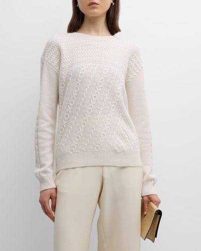 Natural Neiman Marcus Sweaters and knitwear for Women | Lyst