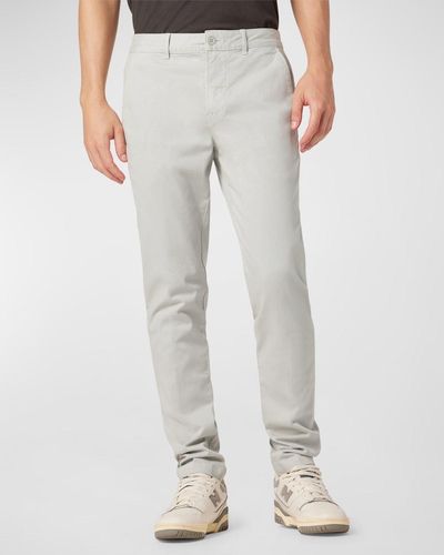Hudson Jeans Classic Slim-Straight Chino Pants - Gray