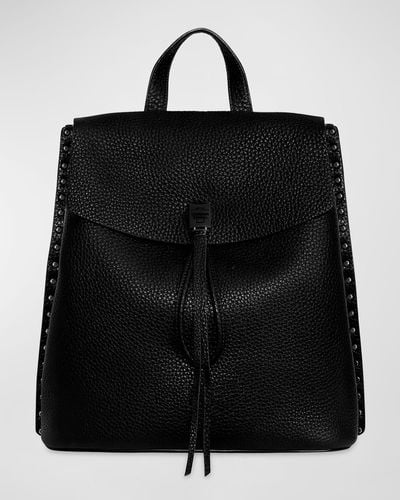 Rebecca Minkoff Darren Signature Leather Backpack - Black