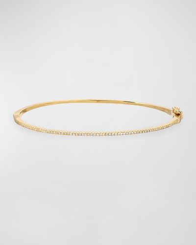 Zoe Lev 14k Gold Diamond Bangle Bracelet - Multicolor