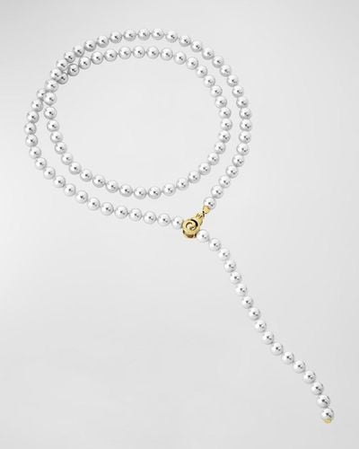 Majorica Jour Pearl-Strand Necklace, 36"L - White