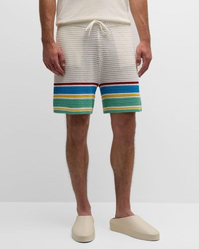 Casablancabrand Crochet Tennis Shorts - Multicolor