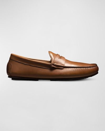 Allen Edmonds Leather Penny Loafers - Brown