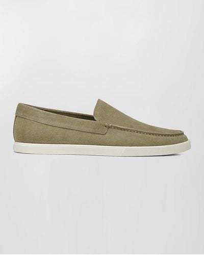 Vince Sonoma Sport Suede Loafers - Green