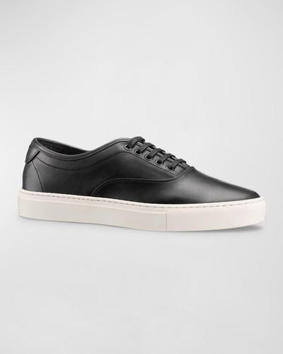 KOIO Portofino Leather Low-Top Sneakers - Black