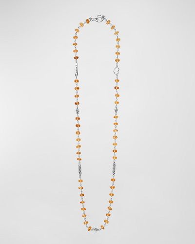 Lagos Cavier Icon Sterling & Necklace - White