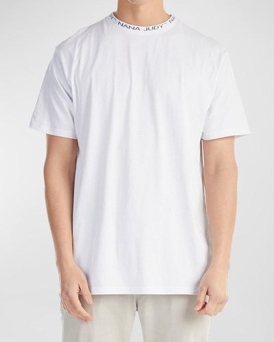 NANA JUDY Court Logo T-shirt - White