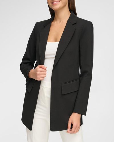 donna karan black blazer