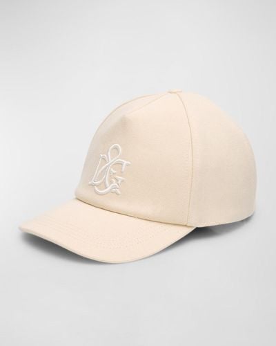 Dolce & Gabbana Embroidered Logo Baseball Cap - Natural