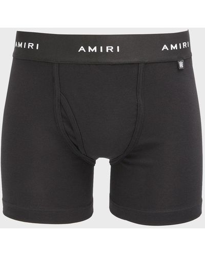 Amiri Logo Band Boxer Briefs - Black