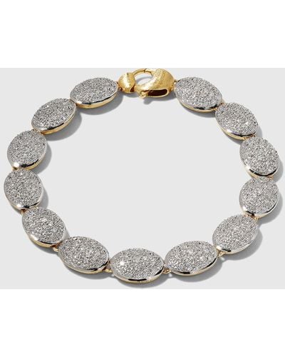 Marco Bicego 18k Siviglia Yellow And White Gold Diamond Pave Bracelet - Metallic
