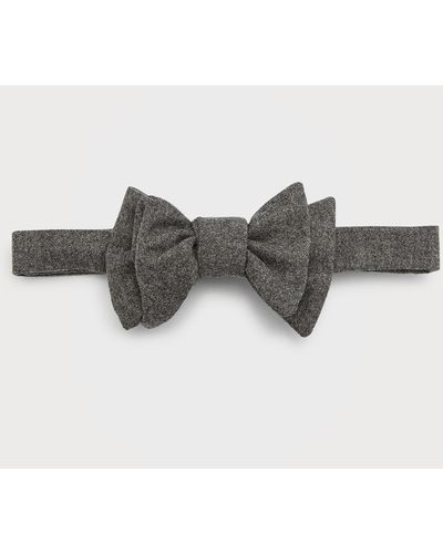 Brunello Cucinelli Wool-cashmere Blend Bow Tie - Multicolor