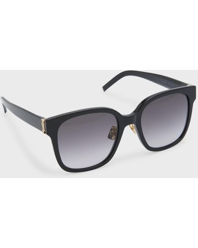 Saint Laurent Classic Oversized Square Sunglasses - Multicolor