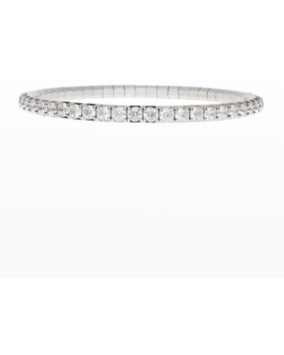 EXTENSIBLE 18K Stretch Diamond Tennis Bracelet - White