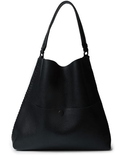 Callista Iconic Slim Medium Tote Bag - Black