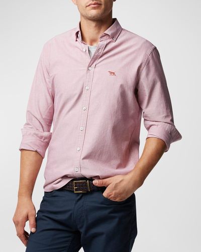 Rodd & Gunn Pointer Oxford Sport Shirt - Pink