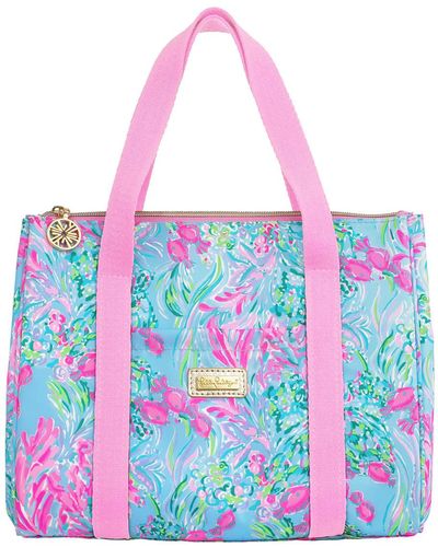 Lilly Pulitzer Best Fishes Lunch Cooler Tote - White