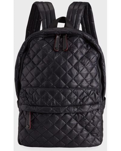 MZ Wallace City Quilted Nylon Backpack - Black