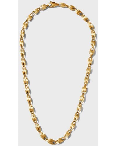 Marco Bicego Lucia 18K Short Small Link Necklace, 17.25"L - Metallic